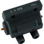 TwinPower 210069 Twin Power 85-03 Big Twin and XL Ignition Coil Black Replaces H-D 31614-83A 3 Ohm Late Style