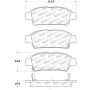 Stoptech 305.09950 Street Select Brake Pads - Front/Rear