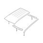 Mopar 55079291AD MOLDING, Roof