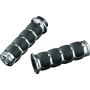 Kuryakyn 6205 Premium ISO Grips Without Throttle Boss Dual Cable Chrome