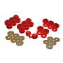 ENERGY SUSPENSION ENE2-4107R Body Mount Bushings Jeep Red