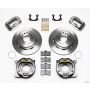 Wilwood 140-7143-P Forged Dynalite P/S Park Brake Kit Polished Small Ford 2.66in Offset