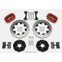 Wilwood 140-6376-DR Forged Dynalite Front Hat Kit 12.19in Drilled Red 00-04 PT Cruiser/03-04 SRT/4