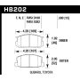 Hawk Performance HB202N.580 HP Plus Disc Brake Pad