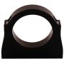 QA1 9039-308 MOD Series Shock Absorber Reservoir - Flat Panel - Black Anodized Aluminum