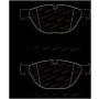 StopTech 09-17 BMW 5-Series Street Brake Pads w/Shims - Front