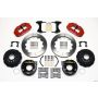 Wilwood 140-9219-R Narrow Superlite 4R Rear P-Brk Kit 12.88in Red Big Ford New Style 2.50in Offset