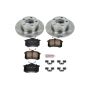 PowerStop KOE515 OE Stock Replacement Low-Dust Ceramic Brake Pad and Rotor Kit