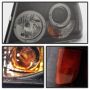 SPYDER 5078476 Projector Headlights - LED Halo - Black Smoke