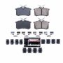 PowerStop Z23-340 PowerStop - Z23 Daily Driver Carbon-Fiber Ceramic Brake Pads with Hardware Kit