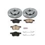 PowerStop KOE3004 OE Stock Replacement Low-Dust Ceramic Brake Pad and Rotor Kit