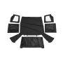 Rampage 99415 1988-1995 Jeep Wrangler(YJ) OEM Replacement Top - Black Denim