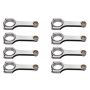 EAGLE EAGCRS6000S3D2000 SBC 4340 Forged H-Beam Rods 6.000 w/ARP2000 blt