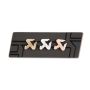 Akrapovic Cut copper/silver/brass pin set