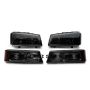 Raxiom S122321 03-06 Chevrolet Silverado 1500 Axial OEM Style Rep Headlights- Chrome Housing- Smoked Lens