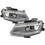 SPYDER 5087348 Projector Headlights - Sequential Turn Signal - Chrome