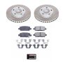 PowerStop SC179 Semi-Coated Rotor and Low-Dust Ceramic Brake Pad Kit