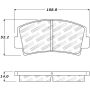 Stoptech 308.00760 Street Touring Brake Pads