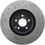Stoptech 128.35052L Drilled Sport Brake Rotor