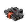 NAMZ NDP-38065 Delphi-Packard Weatherpack 3-Position Female Wire Connector w/Seals