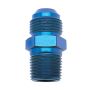 Russell Performance -10 AN to 3/8in NPT Straight Flare to Pipe (Blue)