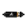 AEROMOTIVE AFS12347 6an Inline Fuel Filter 10 Micron 2in OD Black