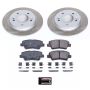PowerStop SC8331 Semi-Coated Rotor and Low-Dust Ceramic Brake Pad Kit