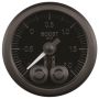 AutoMeter ST3511 Stack 52mm -1 to +2 Bar (Incl T-Fitting) Pro-Control Boost Pressure Gauge - Black