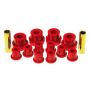 Prothane 76-86 Jeep CJ5/CJ7 Front Spring & Shackle Bushings - Red