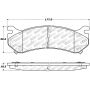 Stoptech 305.07850 Street Select Brake Pads - Front