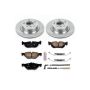 PowerStop KOE044 OE Stock Replacement Low-Dust Ceramic Brake Pad and Rotor Kit