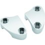 Bikers Choice 482499 1974-2011 Chrome Smooth Riser Clamps Pr