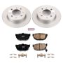 PowerStop CRK5905 Genuine Geomet Coated Rotor and Low-Dust Ceramic Brake Pad Kit