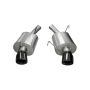 Corsa Performance 14311BLK 2.5in. Axle-Back Dual Rear Exit with Single 4.0in. Black PVD Pro-Series Tips