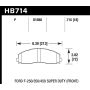Hawk Performance HB714Y.715 LTS Disc Brake Pad