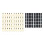 QUICKCAR RACING PRODUCTS QRP57-478-50 Ring Terminal 1/4in 14- 16 Ga w/Heat Shrink 50pk
