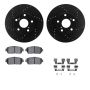 Dynamic Friction 8412-76018 Rotor Kit