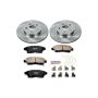 PowerStop KOE3163 OE Stock Replacement Low-Dust Ceramic Brake Pad and Rotor Kit