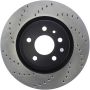 Stoptech 128.61102R Drilled Sport Brake Rotor