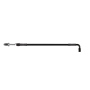 Goodridge HD1090-1CB-BK72 72in Universal Clutch Line w/Blk Zinc Fitting & Blk Hose - 90Deg Banjo w/Straight 7/16 UNF