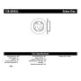 Stoptech 128.40042L 97-01 Integra Type R/02-06 RSX/RSX Type S / 98-02 Honda Accord Drilled Left Rear Rotor
