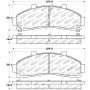 Stoptech 309.06520 Sport Brake Pads w/Shims and Hardware - Front