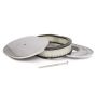 RACING POWER CO-PACKAGED RPCR6020-1 12x2 Alum Oval A/C Plain Polished