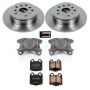 PowerStop KCOE1149A OE Stock Replacement Low-Dust Ceramic Brake Pad, Rotor and Caliper Kit