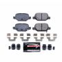 PowerStop Z23-1569 PowerStop - Z23 Daily Driver Carbon-Fiber Ceramic Brake Pads with Hardware Kit