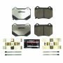 PowerStop Z26-2118 PowerStop - Z26 Performance Carbon-Fiber Ceramic Brake Pads with Hardware Kit