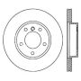 StopTech Power Slot 96-02 BMW Z3 / 03-01/06 Z4 (E86) / 3 Series Front Left Cryo Slotted Rotor