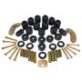 Prothane 97-01 Jeep TJ 1in Lift Body Mount Kit - Black