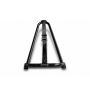 N-Fab Bed Mounted Tire Carrier Universal - Gloss Black - Black Strap