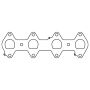 Cometic Ford 4.6L/5.4L 3V Head D-Ports .030in MLS Exhaust Gasket Set